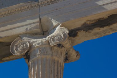 Atina, Yunanistan 'daki Akropolis' teki Parthenon tapınağı