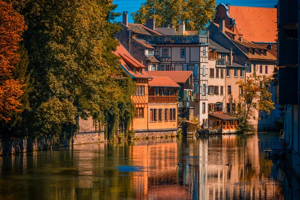 Sunny autumn day in Strasbourg — Stock Photo, Image