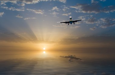 ticari jet uçak uçuş