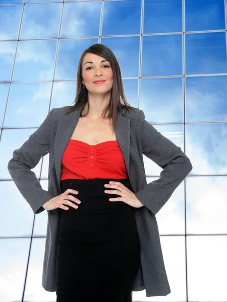 Business woman at corporate — Stock Photo, Image