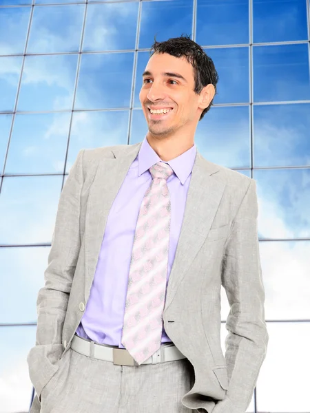 Business man posing — Stock Photo, Image