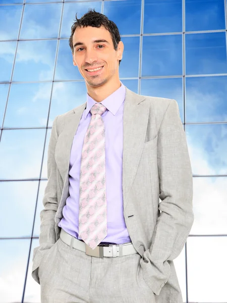 Business man posing — Stock Photo, Image