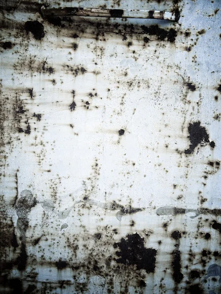 Placa metálica oxidada vieja muy envejecida — Foto de Stock
