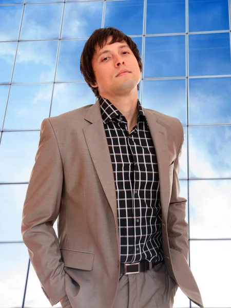 Business man posing — Stock Photo, Image