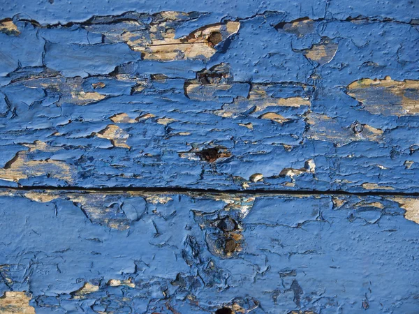 Rissige Farbe auf Holz — Stockfoto