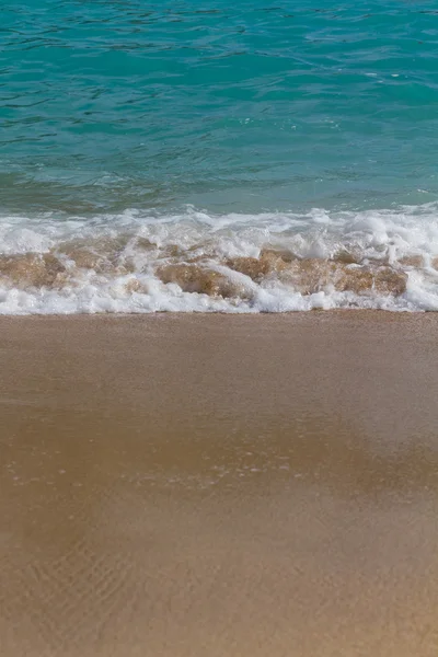 Měkká vlna moře na pláži — Stock fotografie