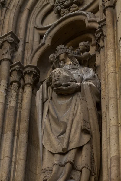 Catedral de Notre Dame de Paris — Foto de Stock