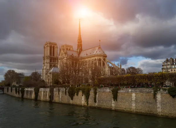 Katedrála Notre Dame de Paris — Stock fotografie