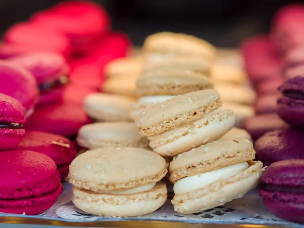 Traditionele Franse macarons — Stockfoto