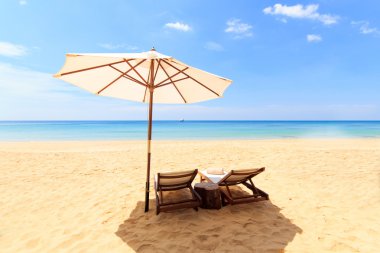 tropikal plaj manzara