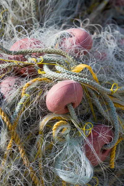 Close up view of fishing net — Stock Photo, Image