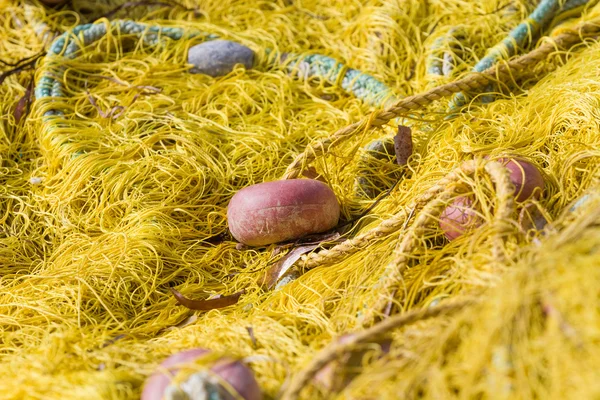 Close up view of fishing net — Stock Photo, Image