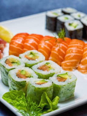 Japon yemekleri sashimi seti