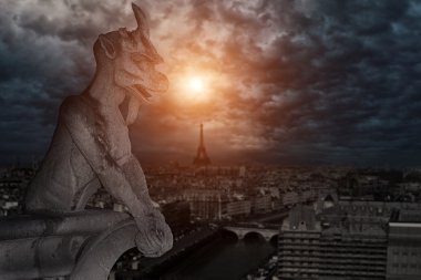 Chimera (canavar) Katedrali notre Dame de paris