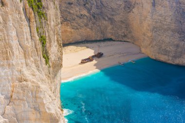 muhteşem plaj navagio, zakynthos