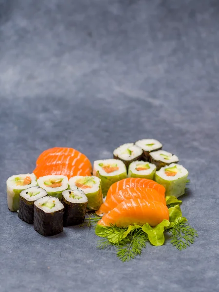 Set de sashimi de comida japonesa —  Fotos de Stock