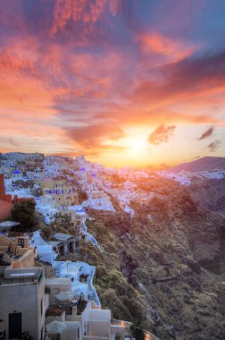 Santorini Adası Yunanistan