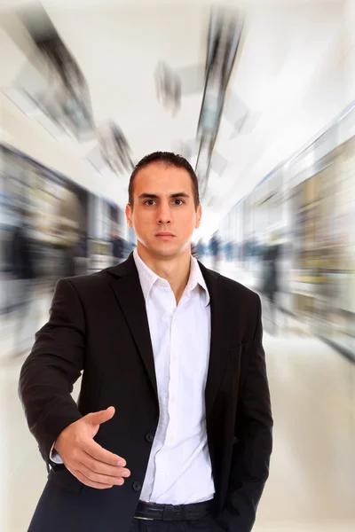 Homem de negócios posando — Fotografia de Stock