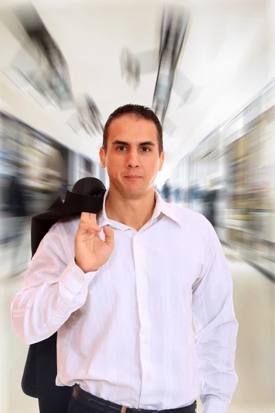 Homem de negócios posando — Fotografia de Stock