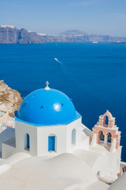 santorini, Yunanistan Kilisesi kubbe