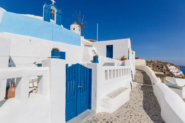 Bekijk op oia in santorini — Stockfoto