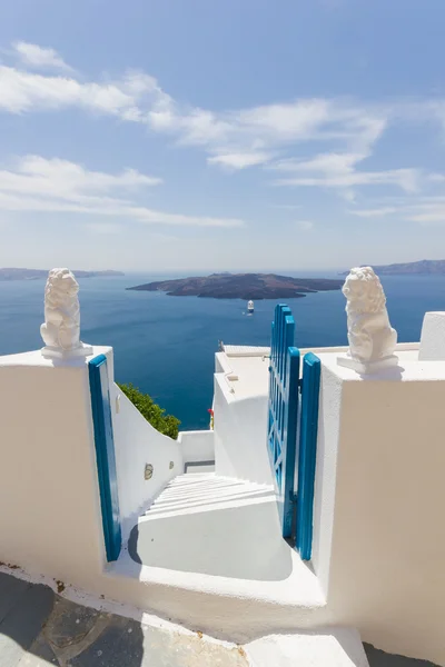 Vista sobre Oia en Santorini — Foto de Stock