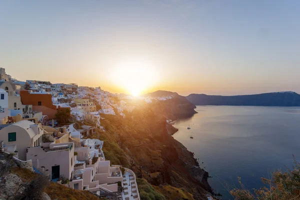 Bekijk op oia in santorini — Stockfoto