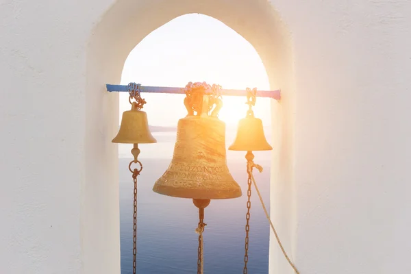 Iglesia de cúpula en Santorini Grecia —  Fotos de Stock