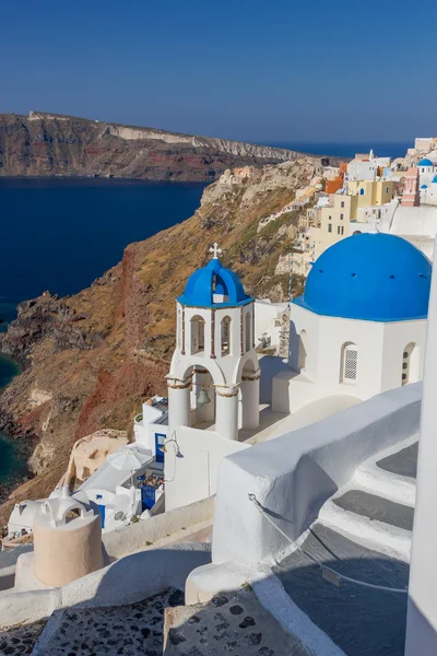 Visa på oia i santorini — Stockfoto