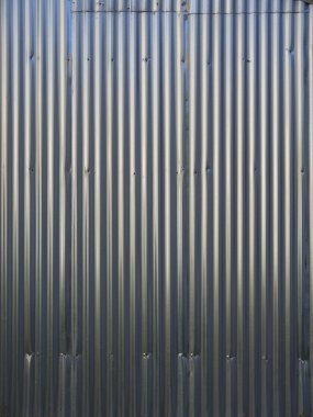 gümüş metal perde