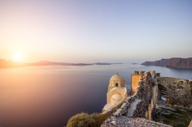 Santorini'de oia görüntüleyin