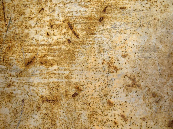 Placa metálica oxidada vieja muy envejecida — Foto de Stock