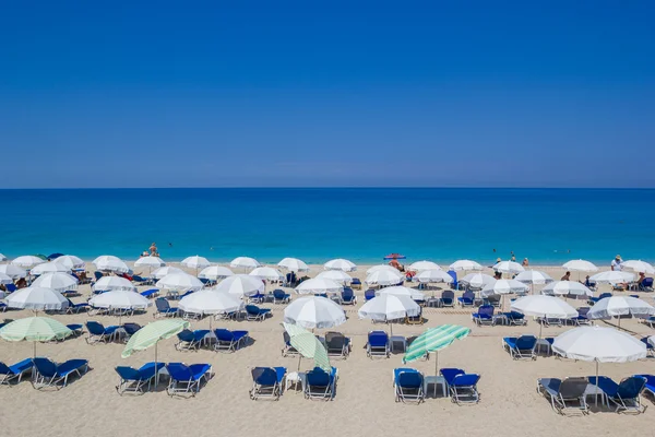 Kathisma strand op het eiland lefkas — Stockfoto