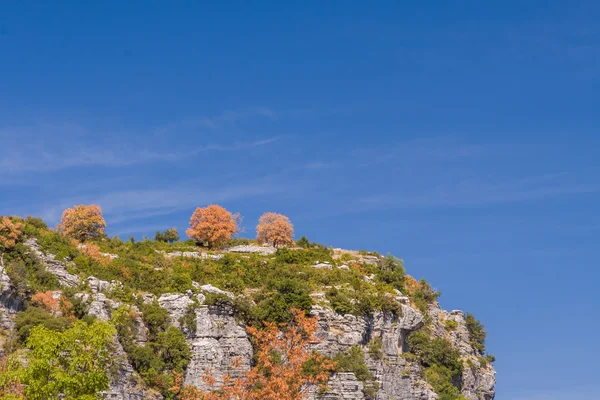 The stone forest in autumn, Zagoria region — Stock Photo, Image