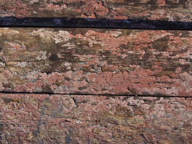 ahşap üzerine kırık boya