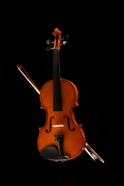 一把小提琴的剪影 — 图库照片