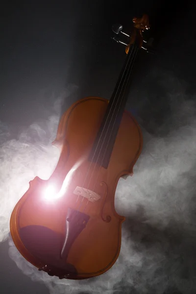 Silhouette di un violino — Foto Stock