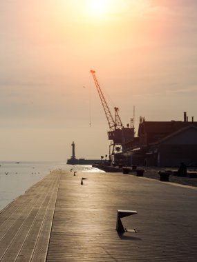 harbor thessaloniki, Yunanistan