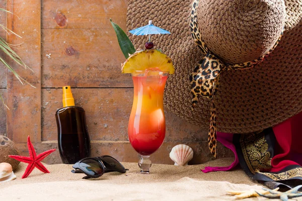 Sesso sulla spiaggia cocktail — Foto Stock