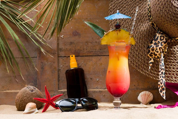 Sesso sulla spiaggia cocktail — Foto Stock