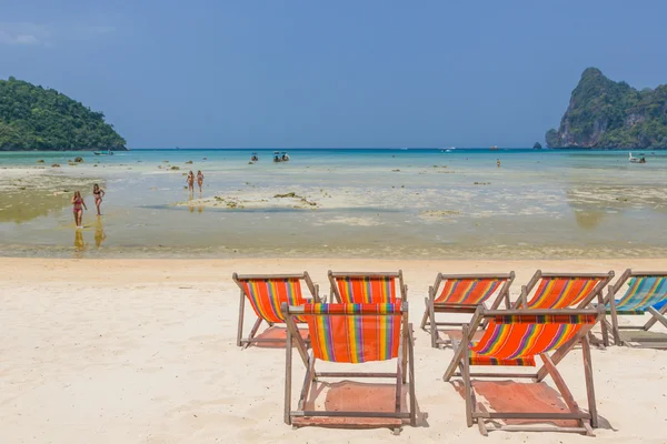 Visa på phi phi island beach — Stockfoto