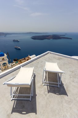 Santorini'de oia görüntüleyin