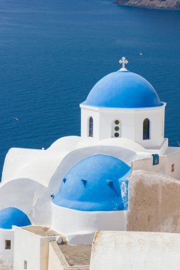 santorini, Yunanistan Kilisesi kubbe