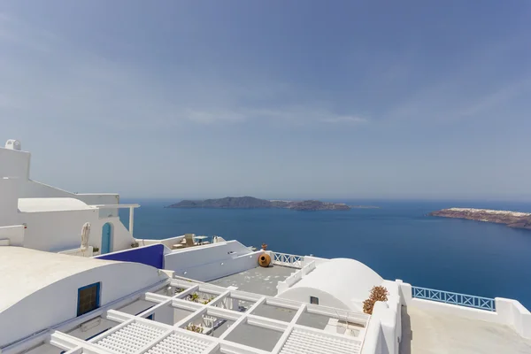 Zobacz na oia w santorini — Zdjęcie stockowe