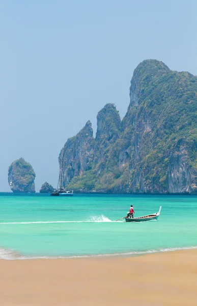 Krásné zátoce s phi phi island Thajsko — Stock fotografie