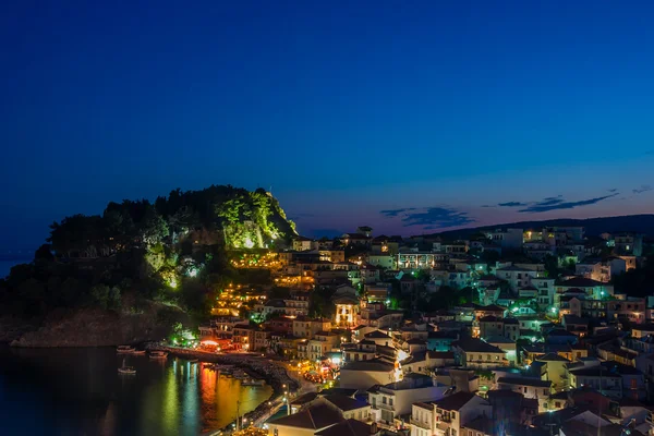 The village of Parga in Epirus Greece — Stock Photo, Image