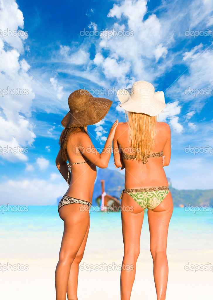 Two you women at the beach