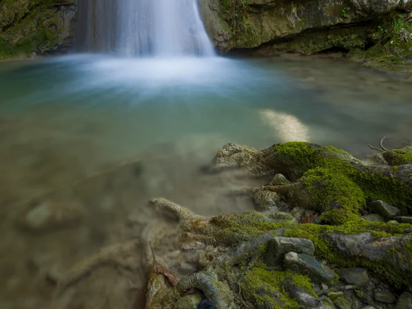 De waterval van nidri in eiland lefkas — Stockfoto