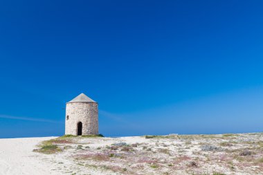 Gyra beach, lefkada yel değirmeni