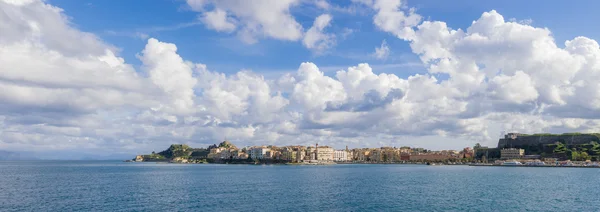 Piękny widok na Stare Miasto Korfu — Zdjęcie stockowe